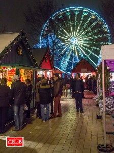 Le marché de Noël de Dijon sublimé par la grande roue